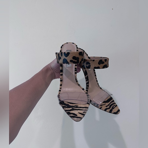 Steve Madden Cheetah Faux Fur Stilettos - Picture 2 of 4